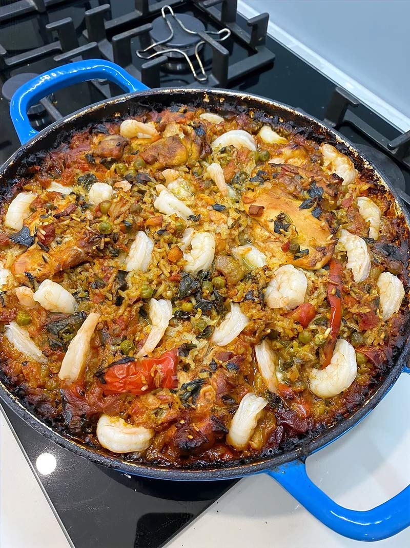 One Tray Paella Chicken Bake - Starting Solids Australia