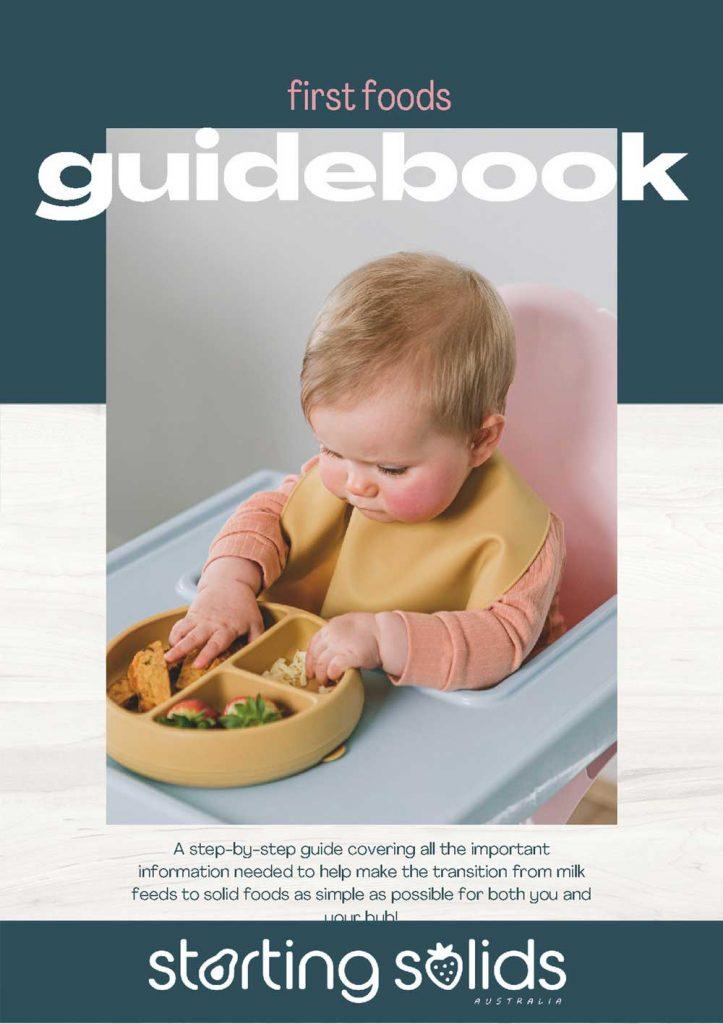 First Foods Guide Book cover design by Starting Solids Australia