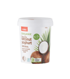 Coles Dairy Free Coconut Yogurt