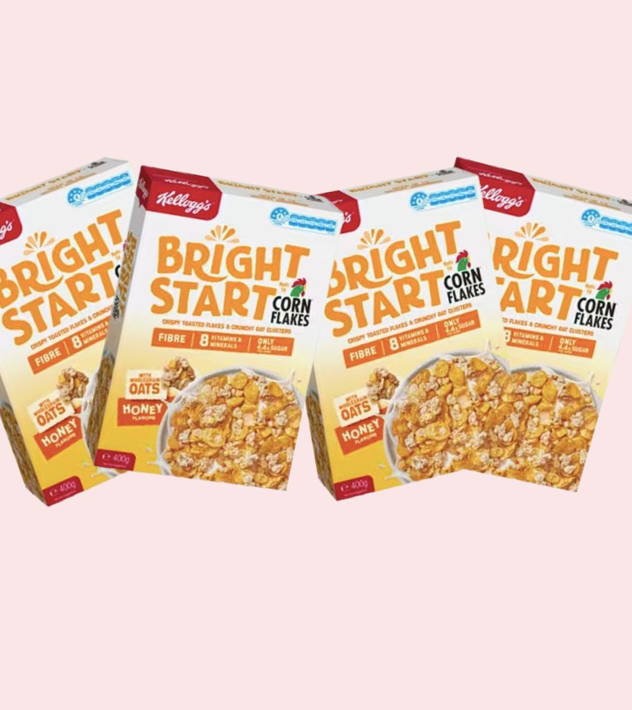 Image of Kellogg's Bright Start Honey Flavoured Corn Flakes by Starting Solids Australia