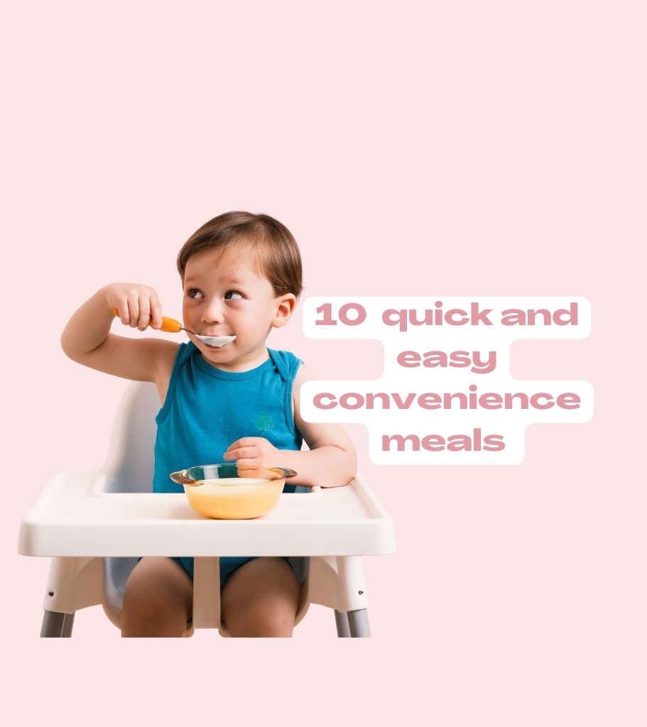 image of infant eating convenience meal by Starting Solids Australia