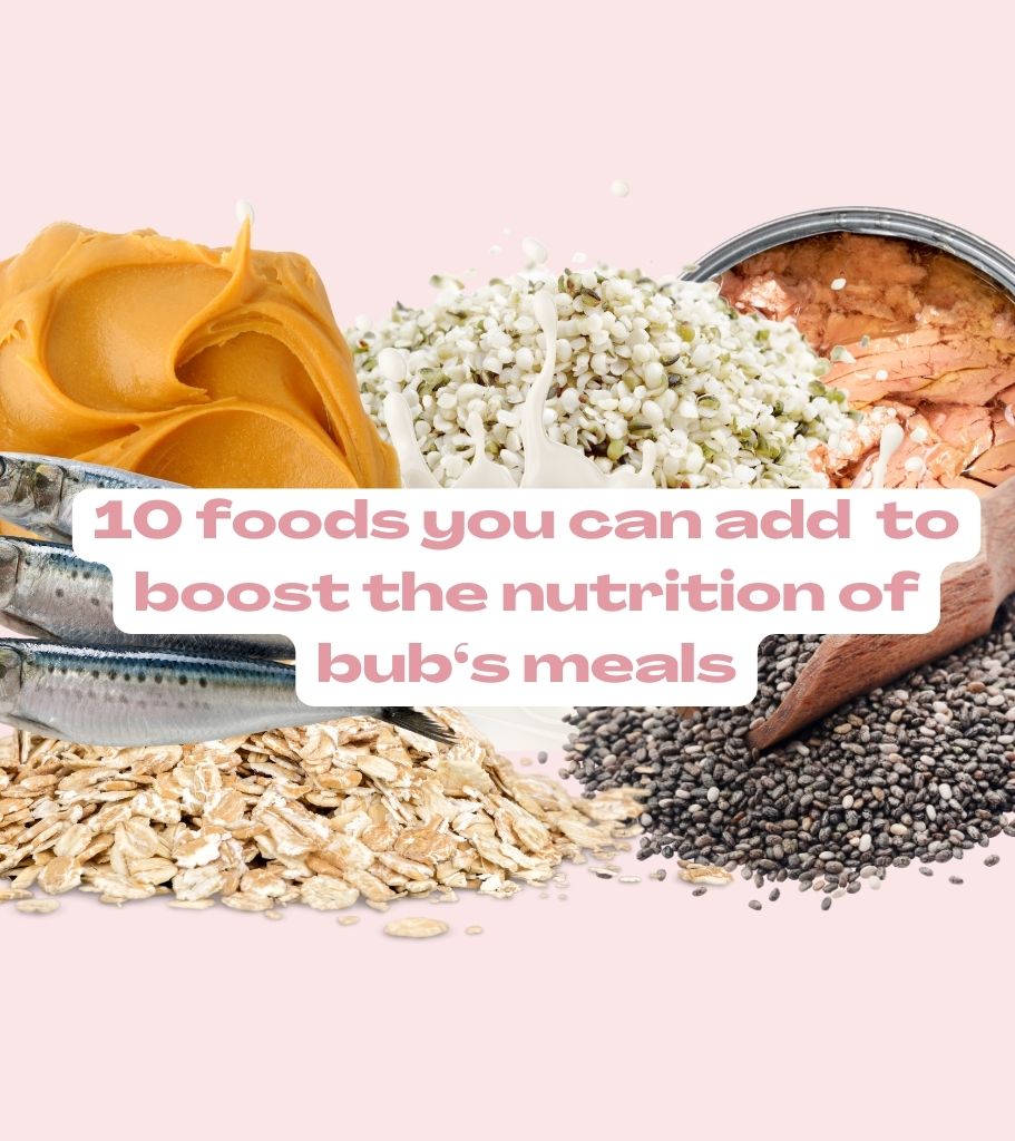 image of 10 nutrition boosting ingredients for babies meals by Starting Solids Australia