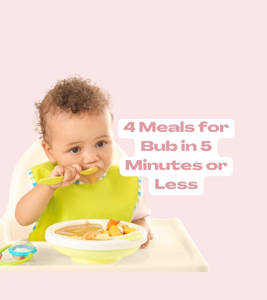 Imagine of a baby eating a meal by Starting Solids Australia