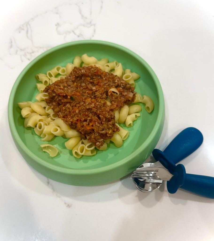 veggie packed bolognese recipe by Starting Solids Australia