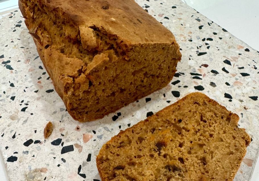 Baby friendly Christmas spiced sweet potato and banana bread recipe by Starting Solids Australia