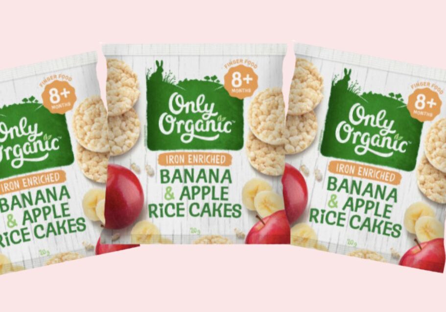 image of Only Organic Banana and Apple Rice Cakes for review by Starting Solids Australia