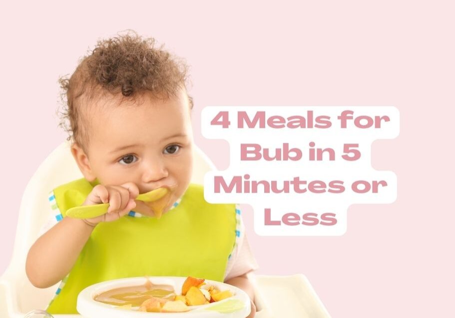 Imagine of a baby eating a meal by Starting Solids Australia