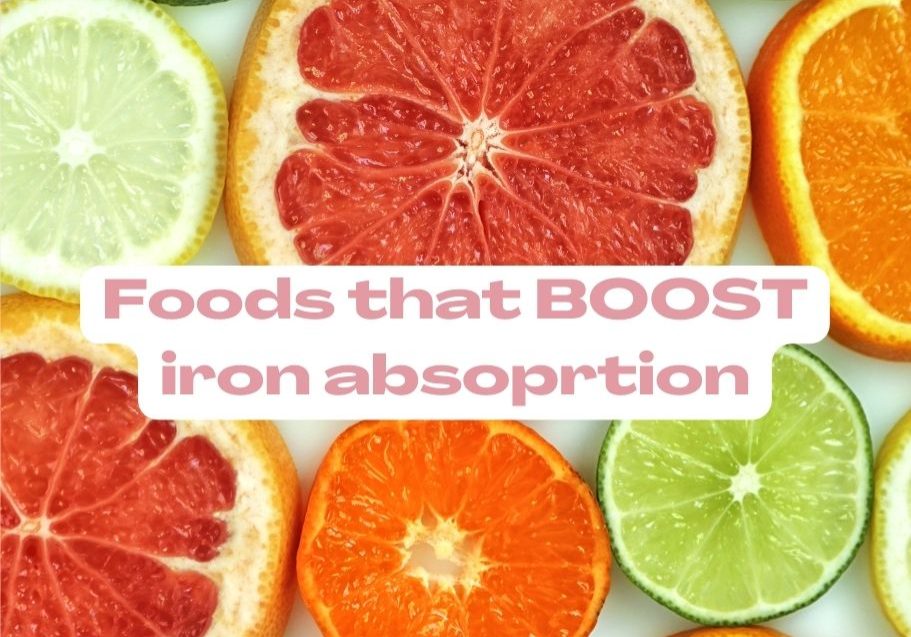 image of citrus fruit that boost iron absorption by Starting Solids Australia