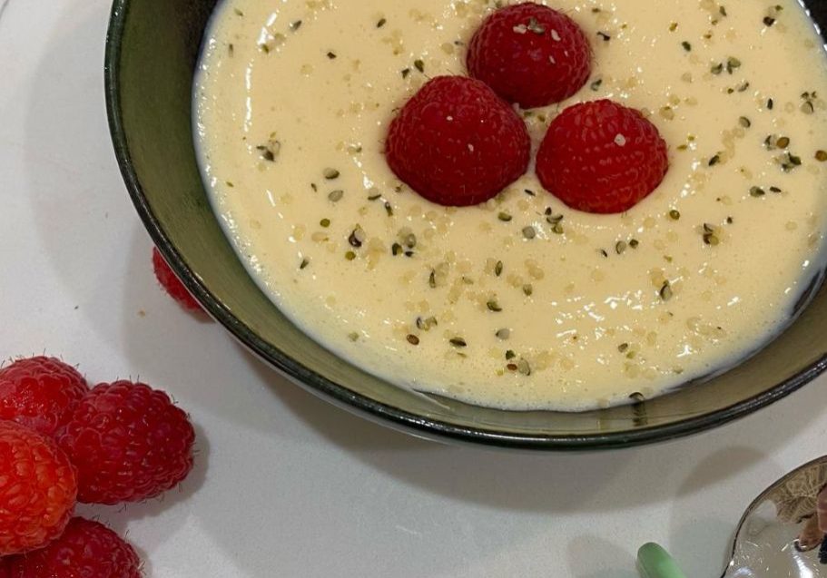 Two ingredient nutrient dense baby custard recipe by Starting Solids Australia